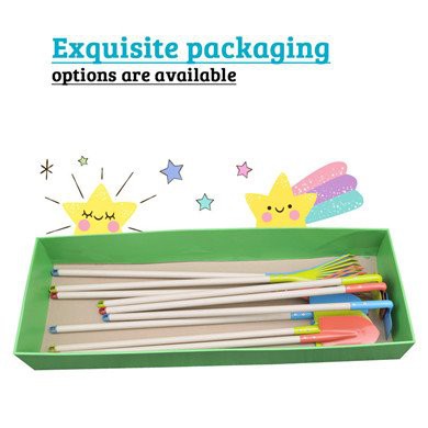 Display box for kids garden hoe