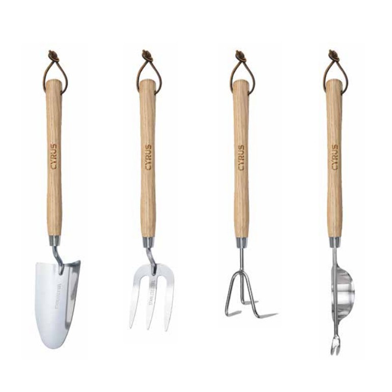 Lang håndteret murske og gaffel